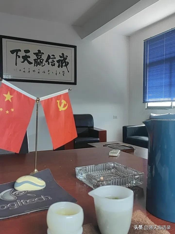 《办公题记》

百叶窗筛下半寸斜阳
落在键盘边缘，像一只
打盹的猫
茶叶在玻璃杯