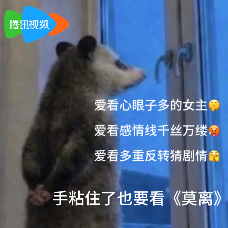 最近这只负鼠火火的跟风p一个白鹿莫离﻿﻿·白鹿叶璃