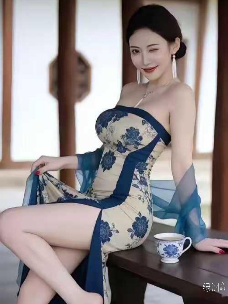 看这张照片，打一个成语。 绿洲