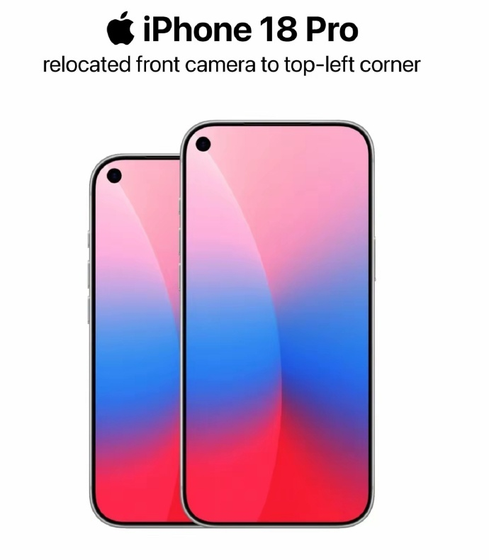 看iPhone18 Pro目前的爆料，大家关心比较多的外观设计还要继续大改呀灵动