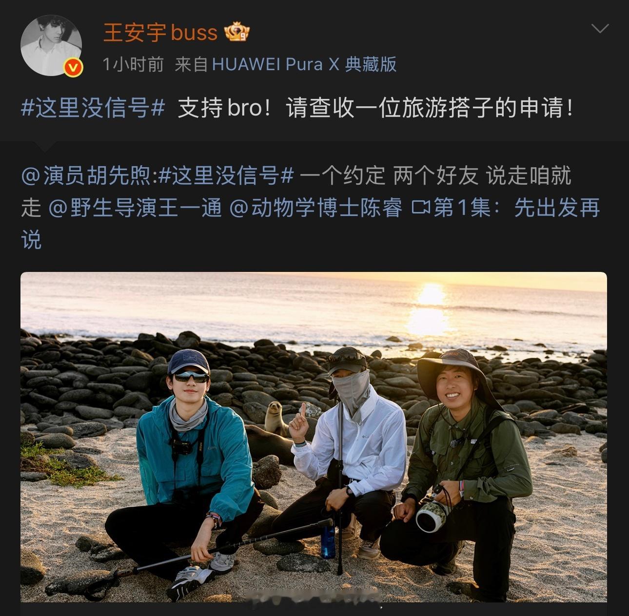 王安宇宣传胡先煦新节目评论区和转发区全是在“力挺”。。王安宇评论区 ​​​
