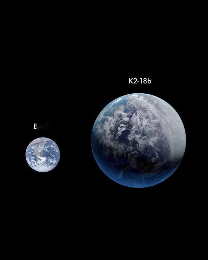 天文学家在一颗系外行星的大气中发现了气体，这种气体在地球上主要由生物体释放。此外