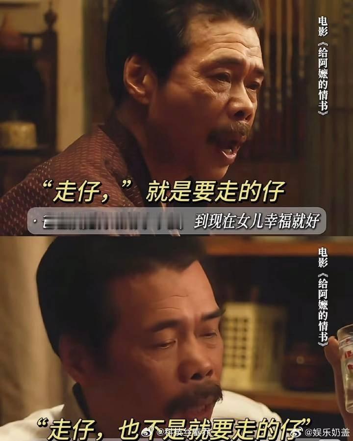 给阿嬷的情书南枝爸爸嘴硬没撑过三秒 整部电影最动人的细节全在南枝爸爸身上，吃苦受