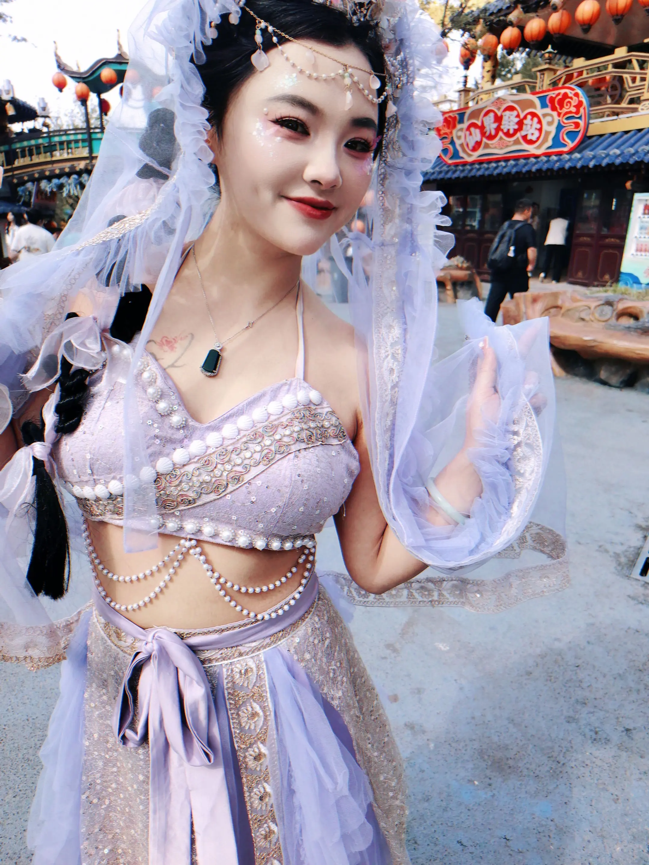 不夜城汉服打卡