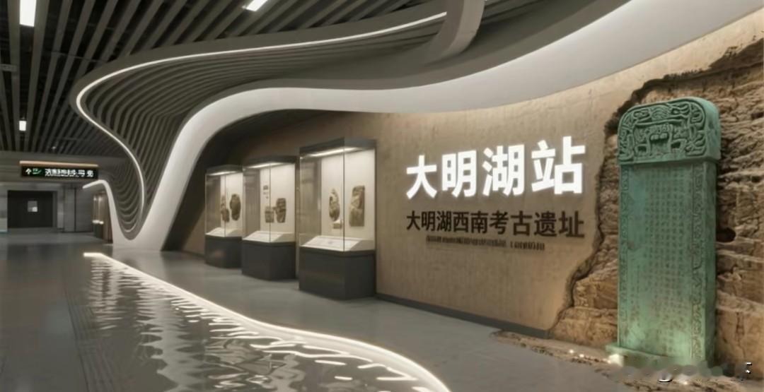 大明湖遗址效果图