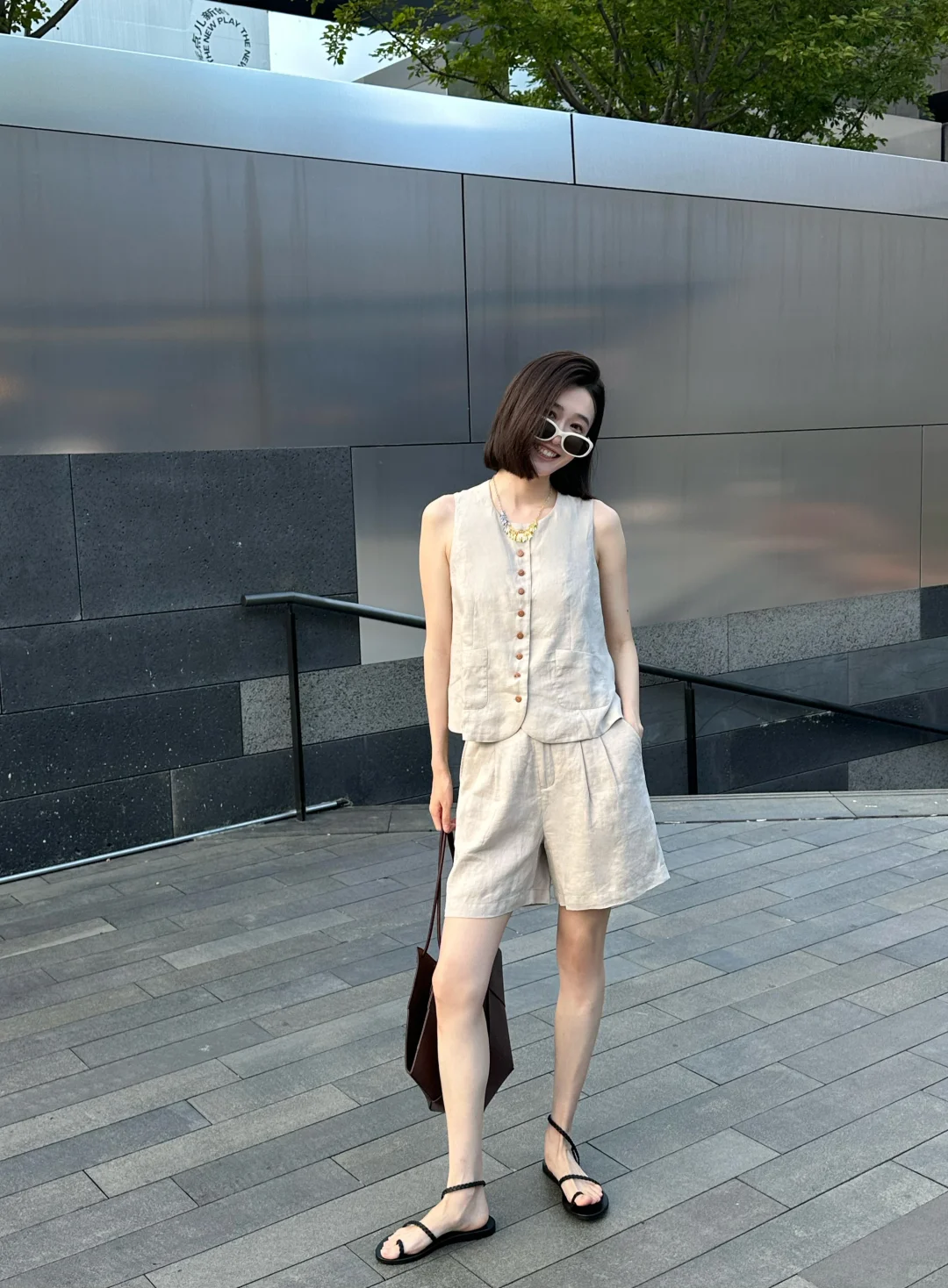 OOTD 今天穿的马甲短裤