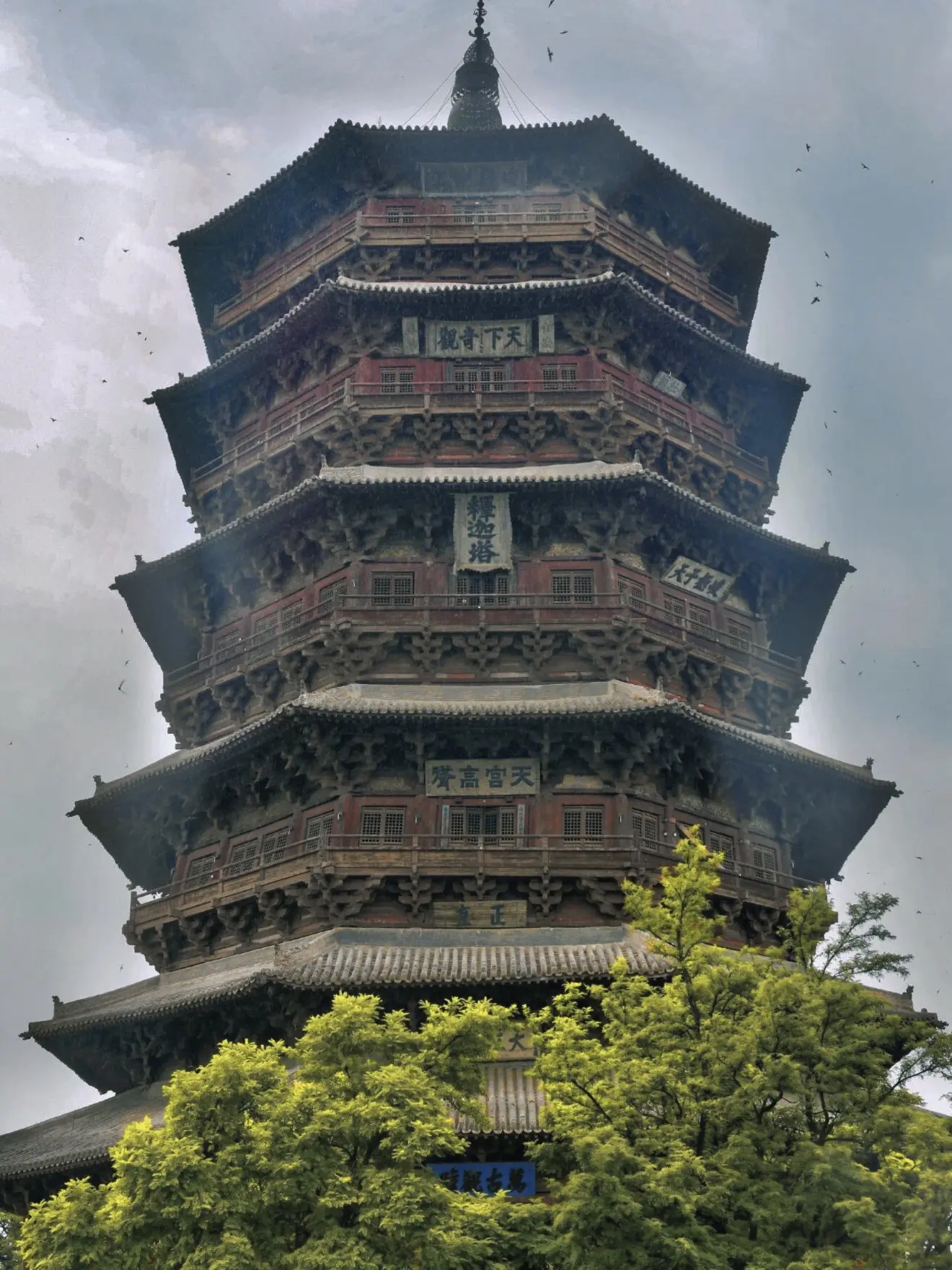 应县木塔一座没人能拯救的木塔