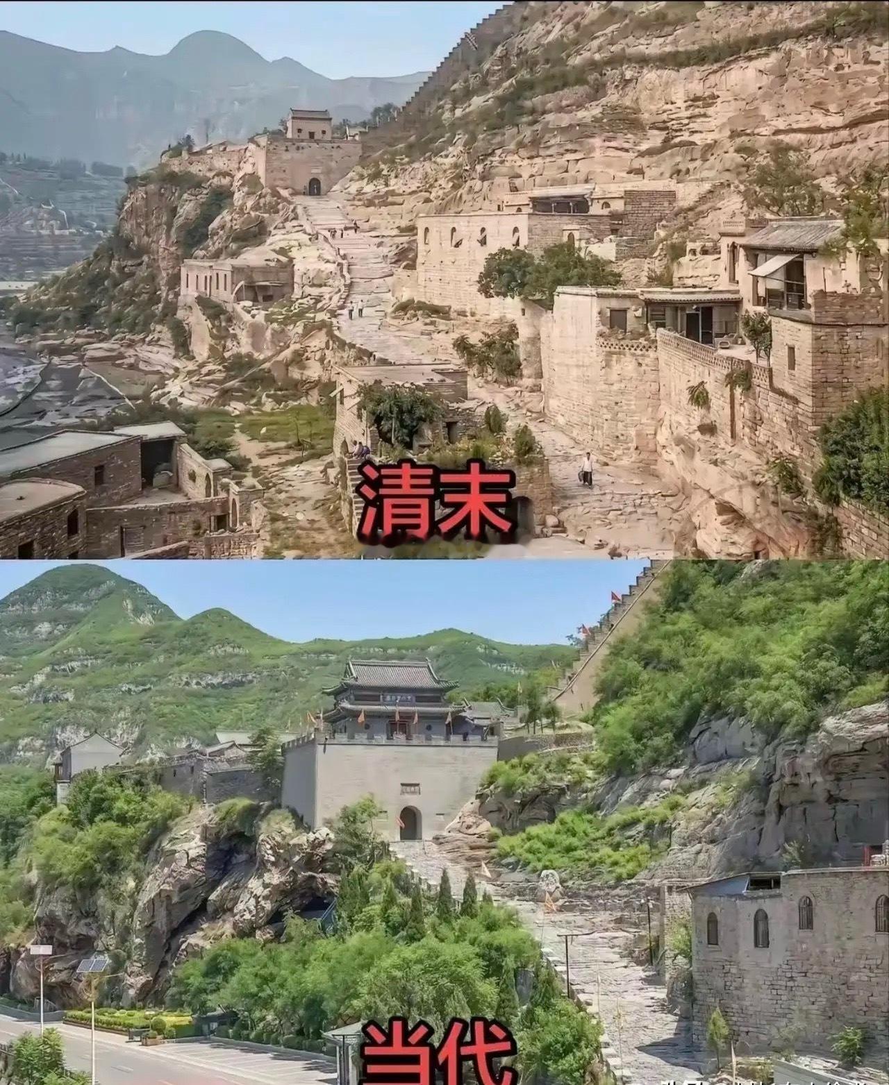 一百年时间，变化真挺大的。 