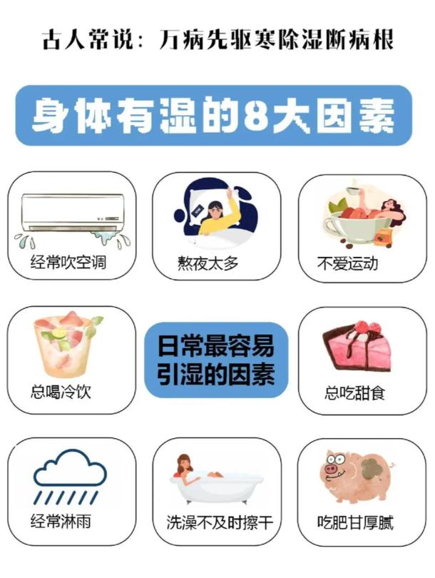 体内湿气重？8 大诱因要知道