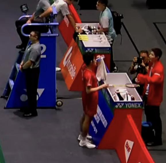 胡哲安🇨🇳 21-13 🇲🇾林明宏2026年大马羽毛球大师赛中国羽毛球队