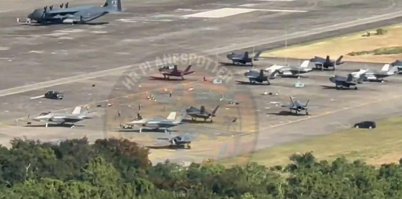 美国空中国民警卫队F-35A战机已部署波多黎各，与先期抵达的海军陆战队F-35B