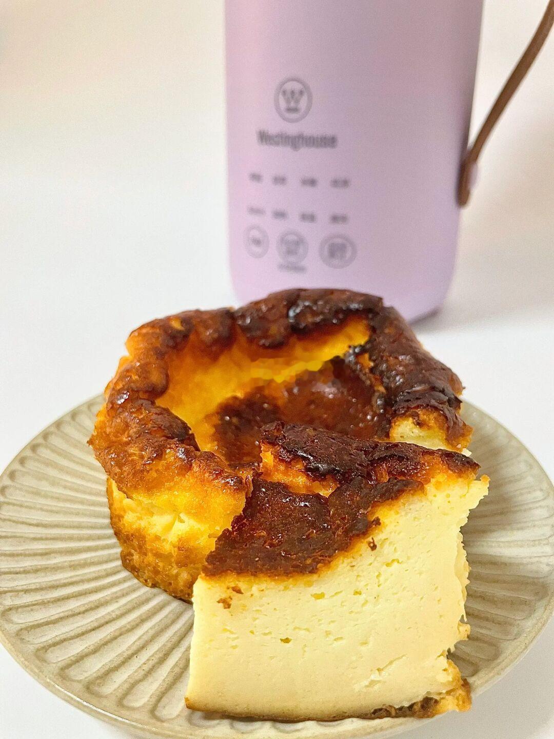 没想到吧❗️❓破壁机还能做巴斯克！还是软心的