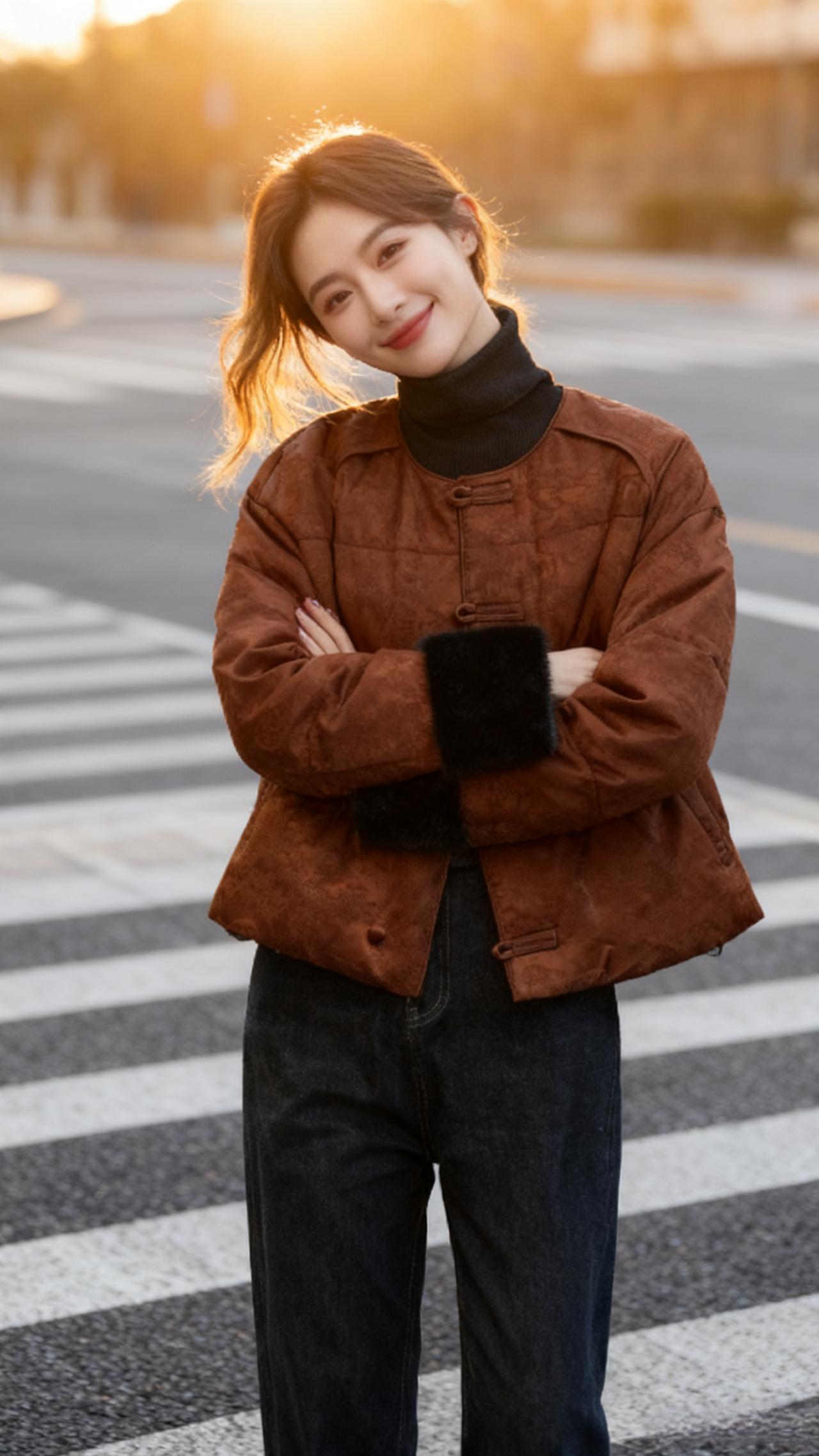 穿搭 冬季搭配 过年穿什么 今天穿什么 新中式外套