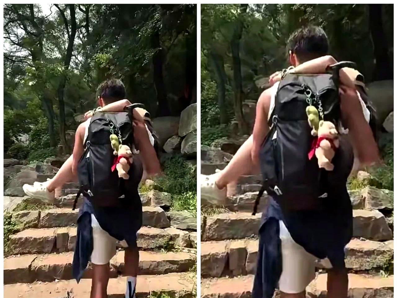陪爬泰山，一趟下来花了1000块，闺蜜居然还被要价300才能公主抱？
这行业现在