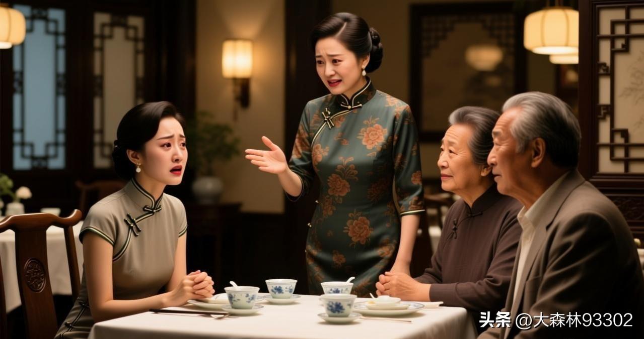 今天去相亲，花钱化的妆，结果男方本人没来，来的却是他爸妈。 我在纳闷，媒婆凑过来