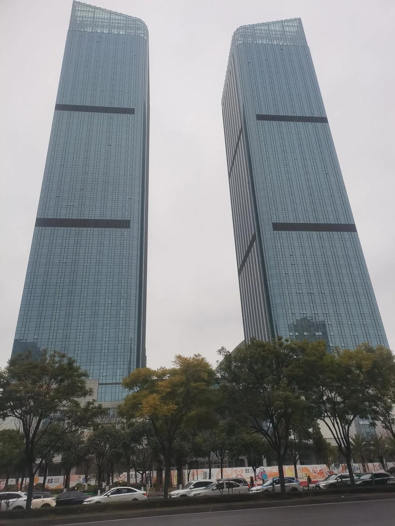 北市区北京路上的这个江东地产开发的永和双塔，边上是永和府，这两幢楼城市界面是可以