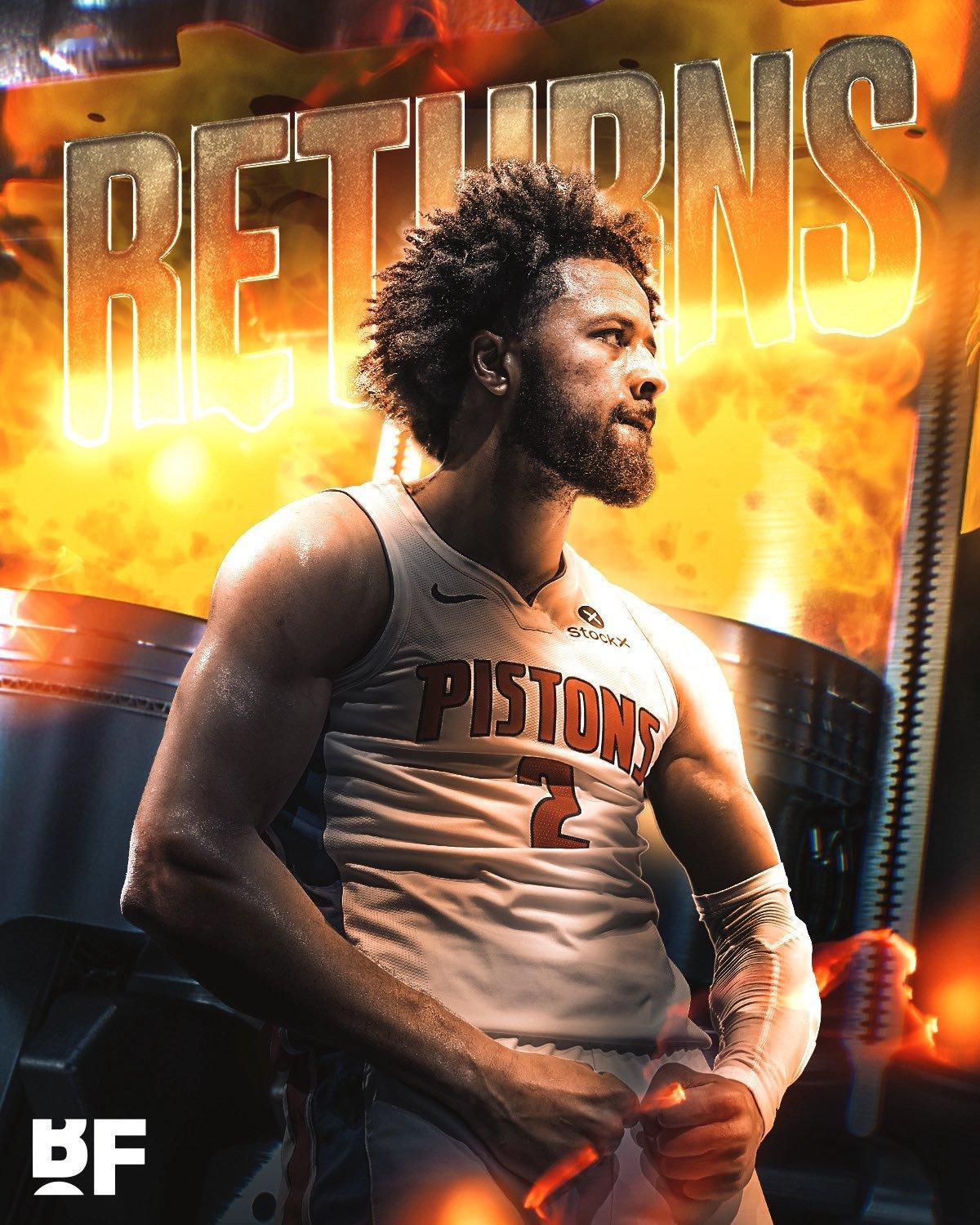 坎宁安复出了，季后赛开始之前回来了。NBA