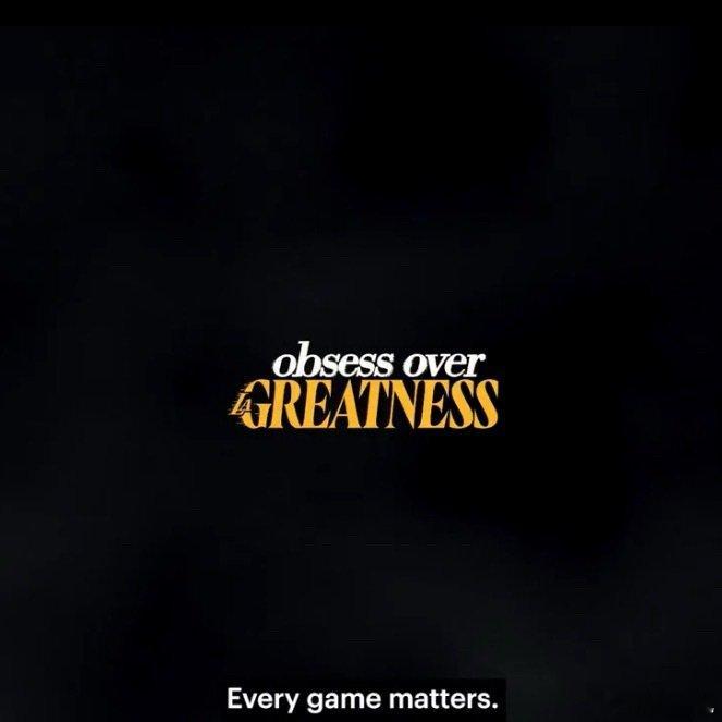 2026湖人季后赛的口号是“obsess over greatness”中文意思