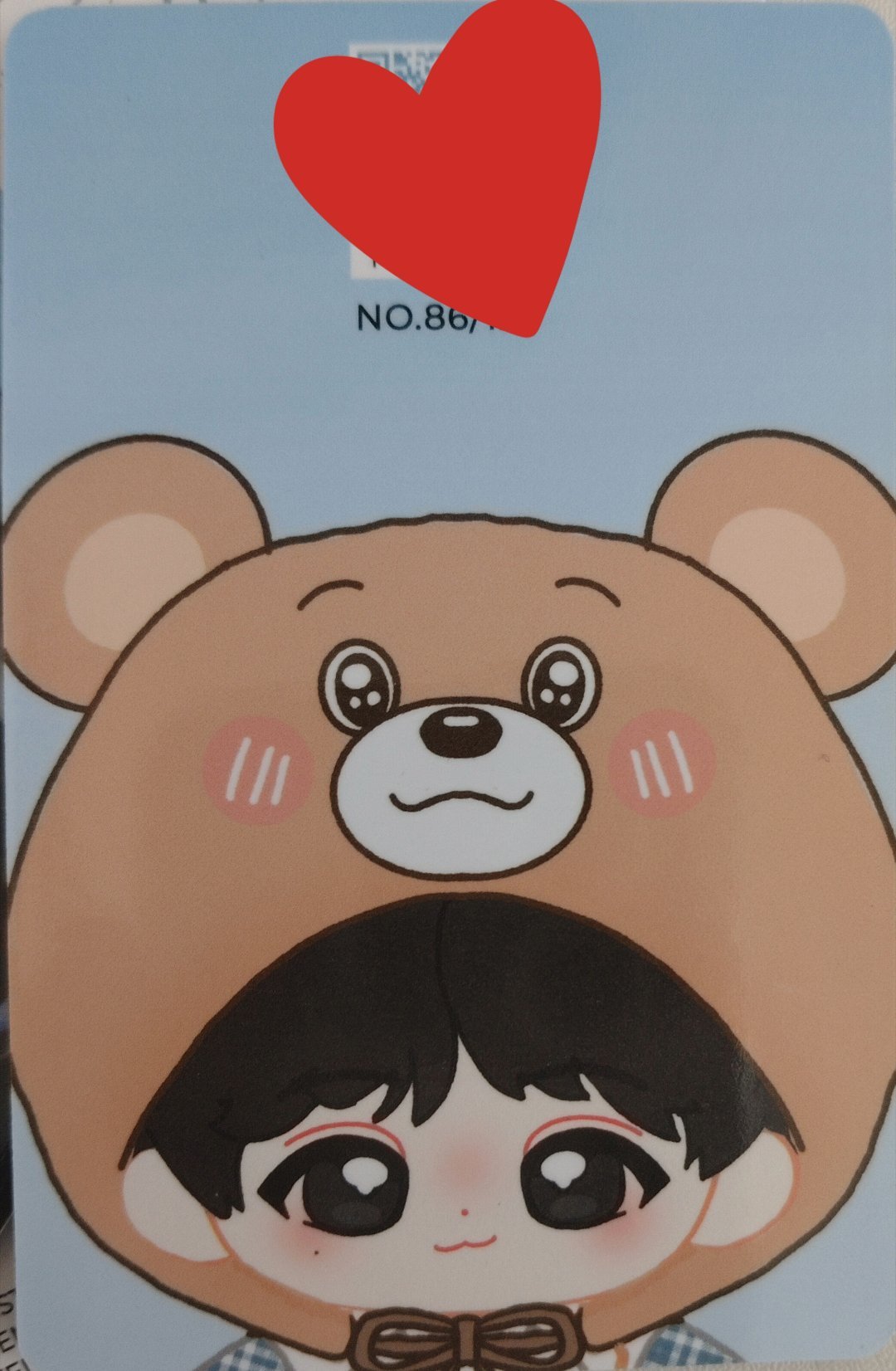 这个卡背好萌啊 