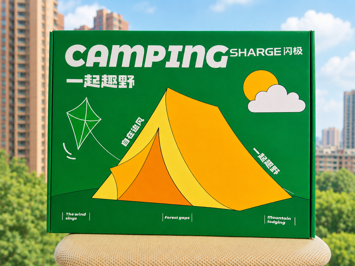 感谢闪极邮寄的端午礼盒~东西超多，全都是夏日户外必备~小风扇~防蚊喷雾~露营餐垫