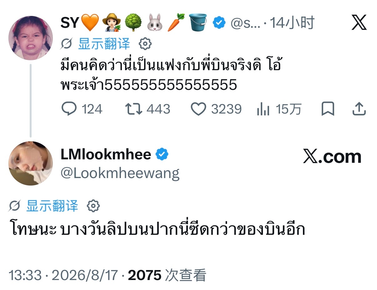 🐨：抱歉，有些时候我嘴唇上的口红还比Binn的嘴唇更淡 