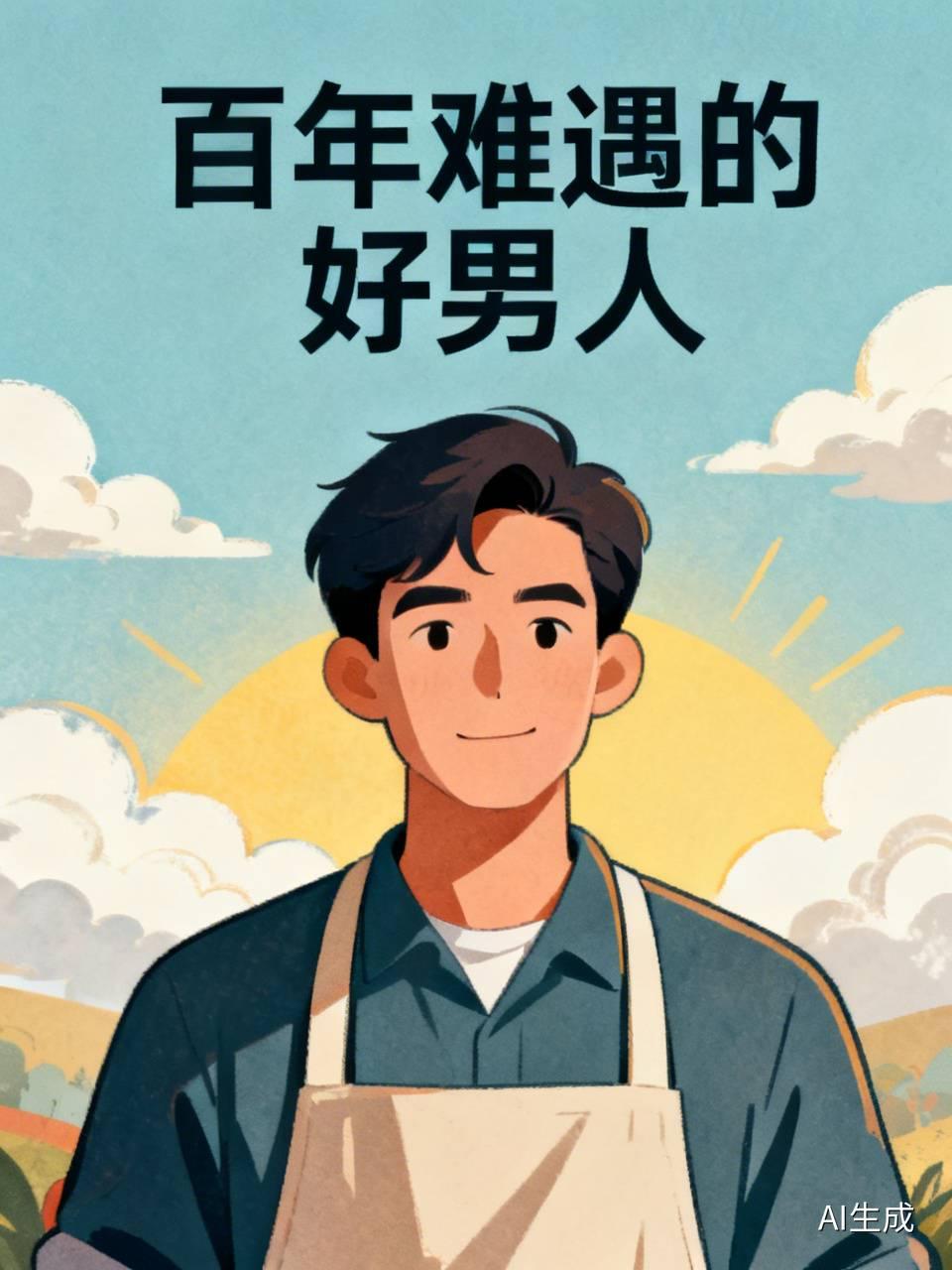 百年难遇的好男人
​​1. 对妻子性欲旺盛
​2. 会煮饭，厨艺高低不说
​​3