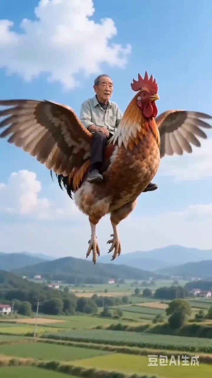 我也太厉害了，竟然坐上了白云。