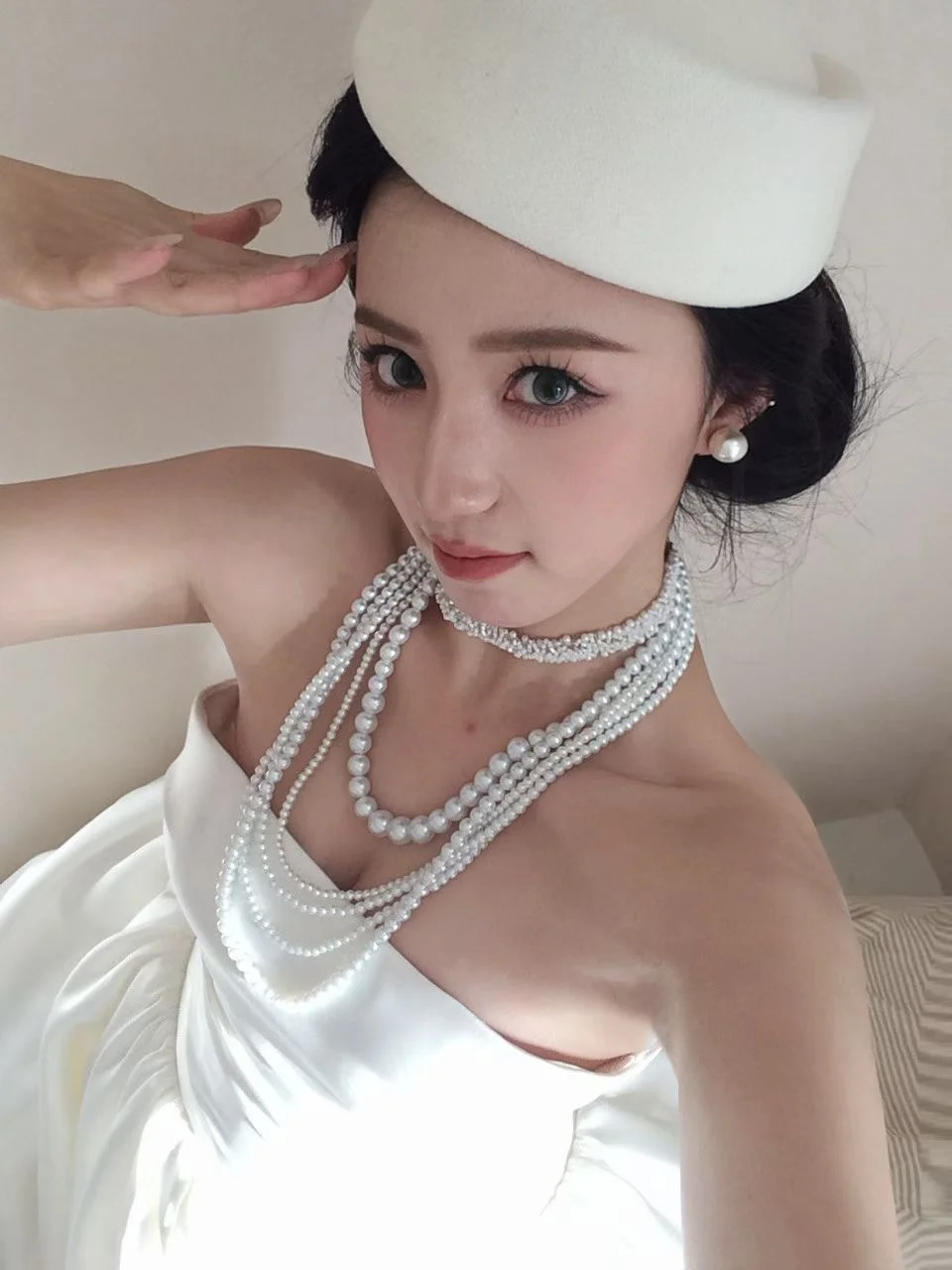 妆面 婚纱 模特 今年N个漂亮时刻 手机拍摄花絮