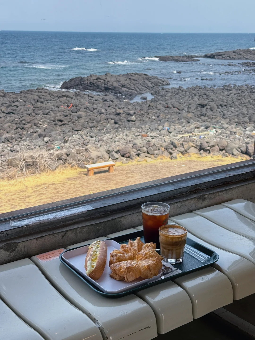 Jeju🇰🇷漂亮咖啡馆🩵