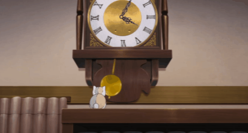 #夏目友人帐# 是超可爱の迷你三三动图(*/∇＼*)[心] ​​​