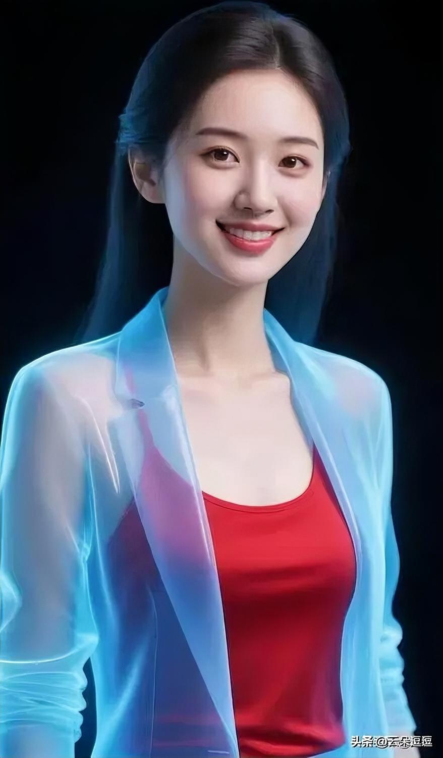 甜美笑容，清新脱俗，元气满满的一天！🌟✨甜美微笑写真