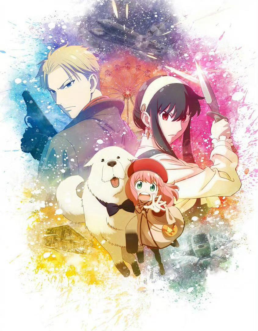 浅野恭司 绘制剧场版「间谍过家家」BD封面图 ​​​