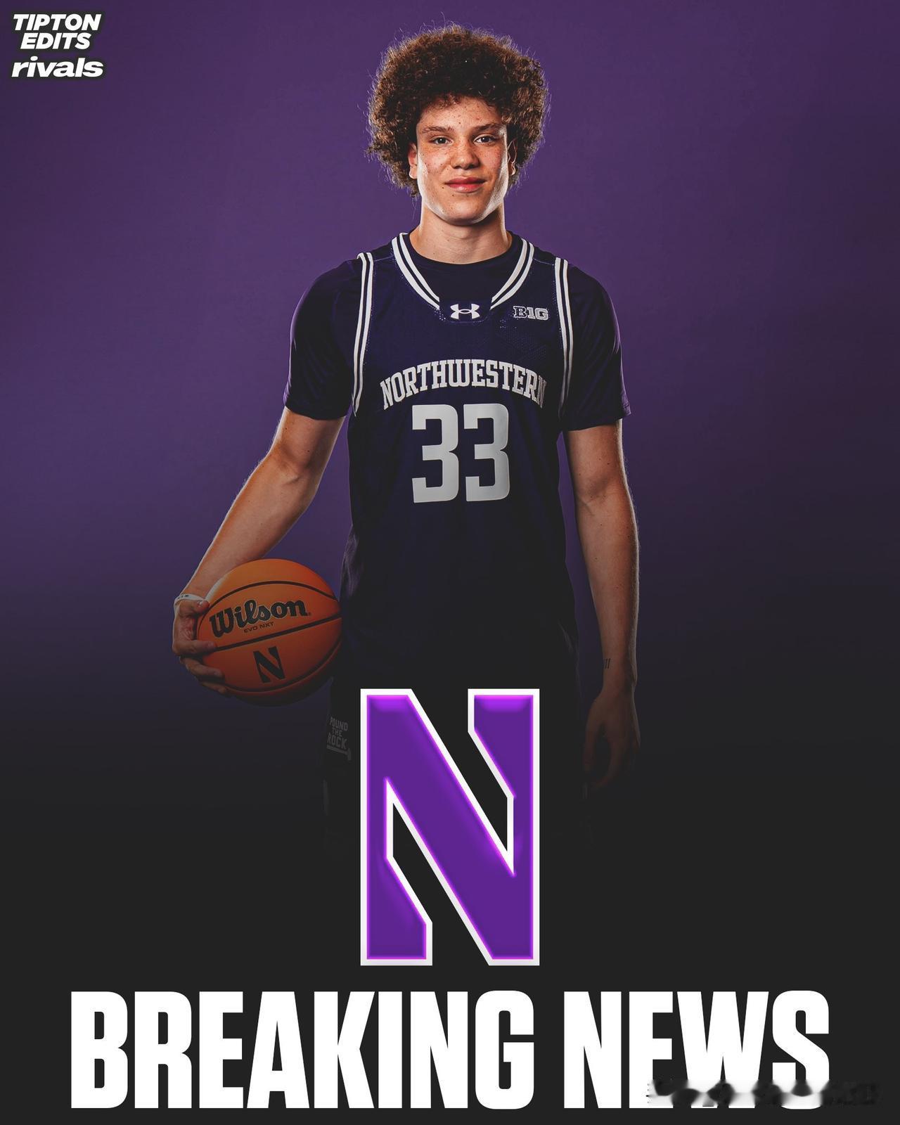 比利时侧翼Jayden Hodge宣布承诺NCAA男篮 西北大学，今夏U18欧青