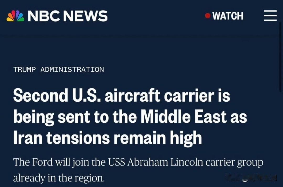 巴西观察家马林斯

我不认为这足以吓倒伊朗来解决问题。

再往阿拉伯海派一个航母