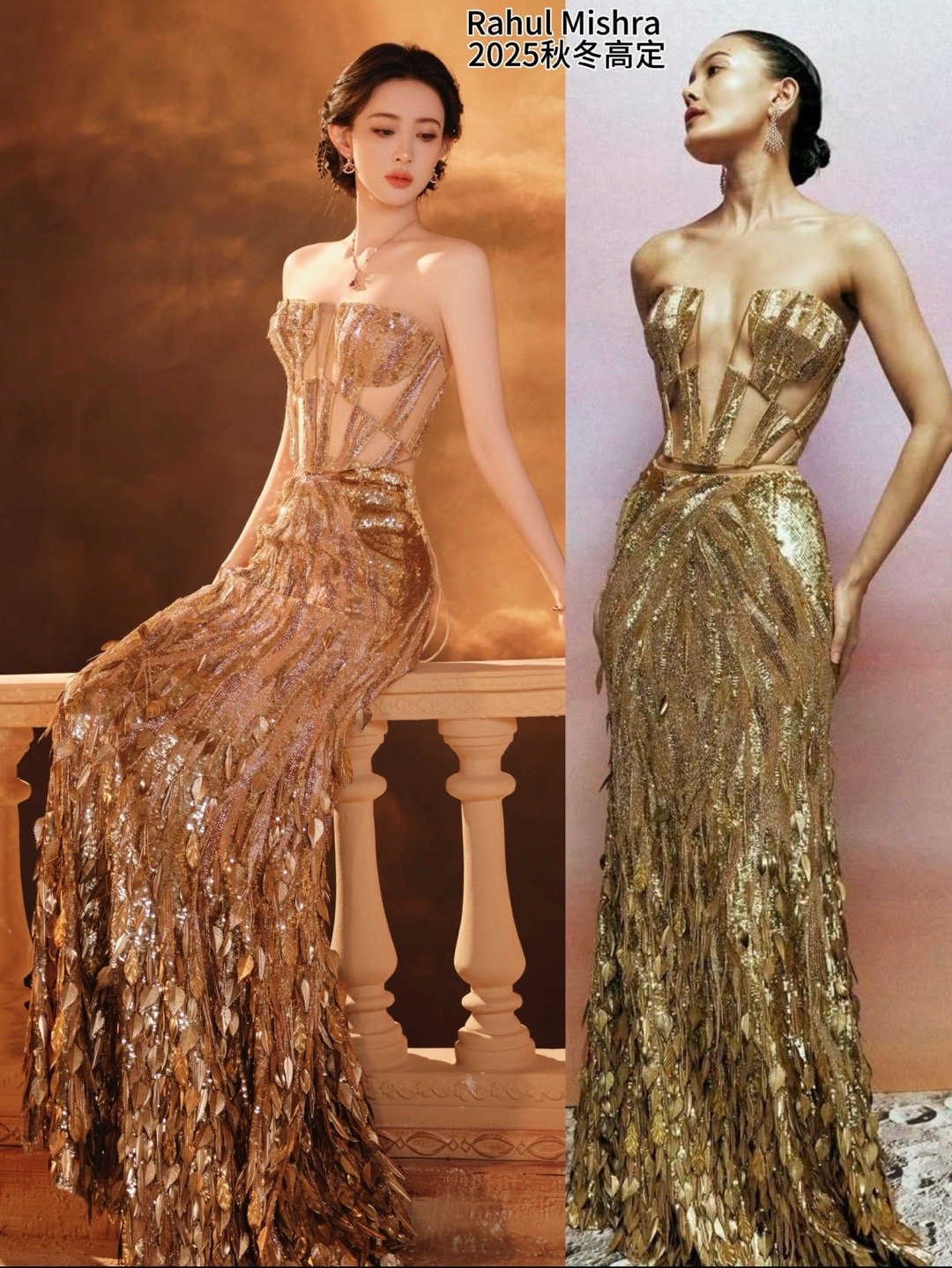 孟子义鎏金女神 不允许有人还没看过孟子义的鎏金神图！这身造型和她的适配度堪称完美