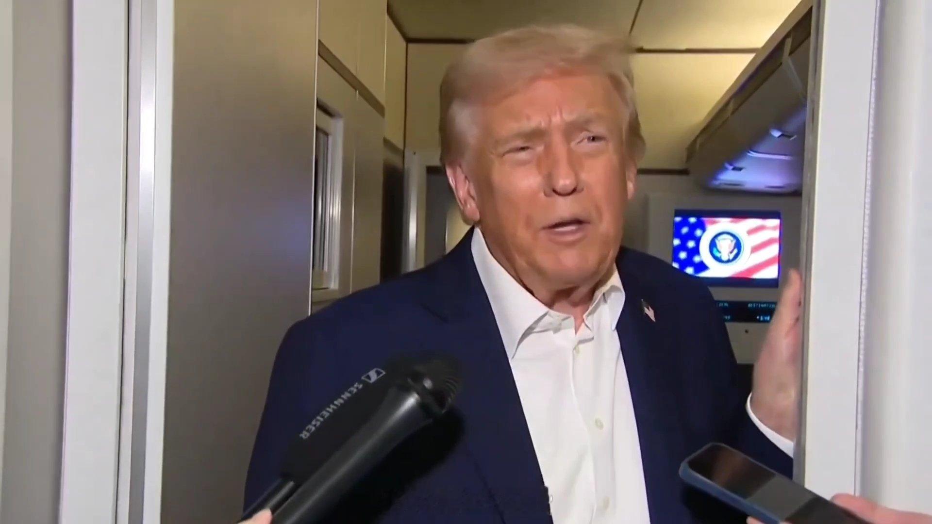 特朗普谈与普京会晤条件：我们必须确定我们一定会达成协议、我不想浪费自己的时间记者