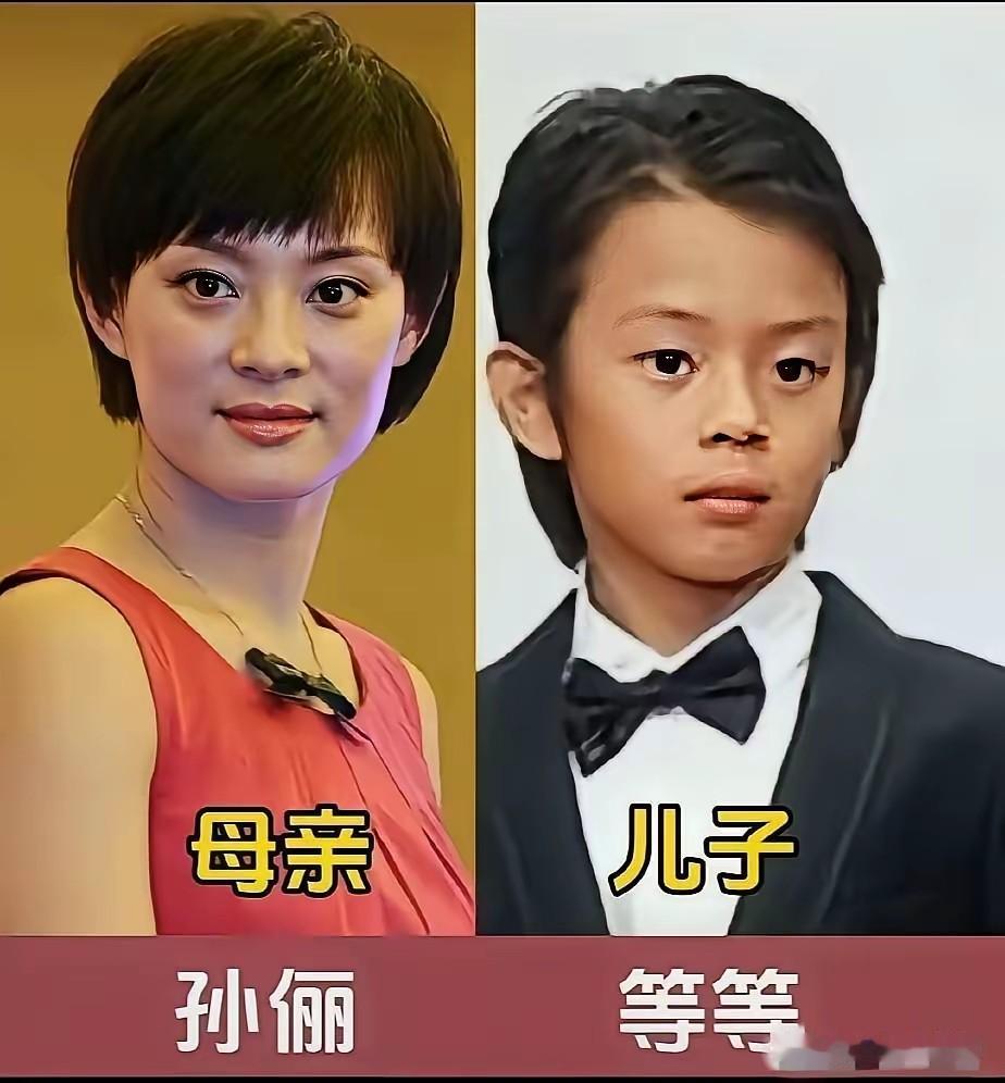 一起来看看这几组明星母子，褪去舞台光环，她们都是普通妈妈。孙俪的儿子等等，眉眼和