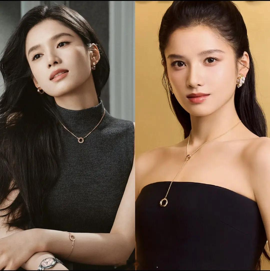 从你的审美出发，左边还是右边张婧仪