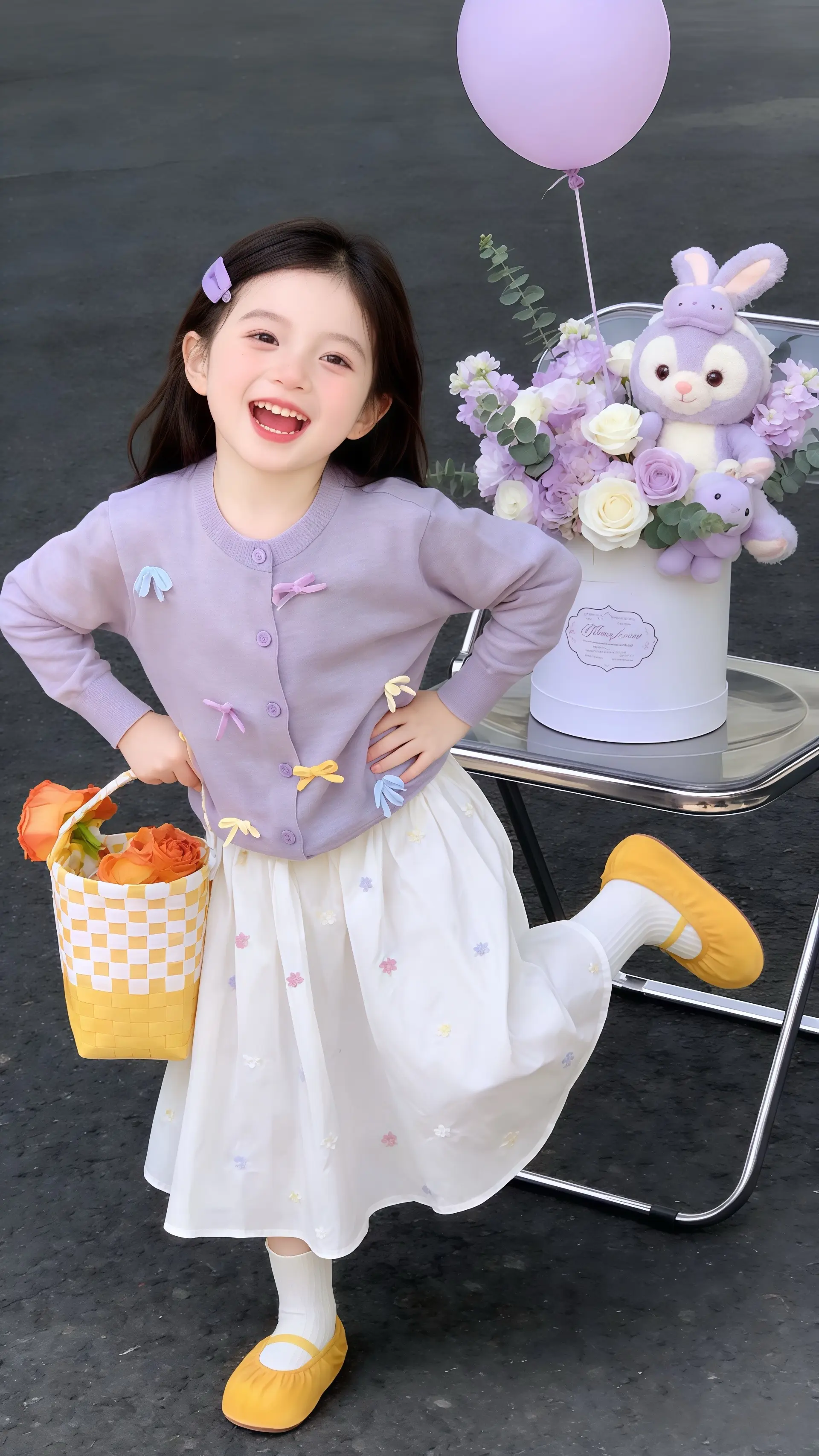 春天穿什么我已经想好 我决定今年开春这么穿 女童韩系穿搭 女童春季套装...