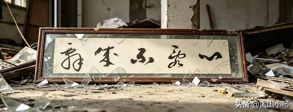 以后别乱给人写字了，看，扔了吧。
不过也活该，谁让你不写个好词来，哪怕“紫气东来