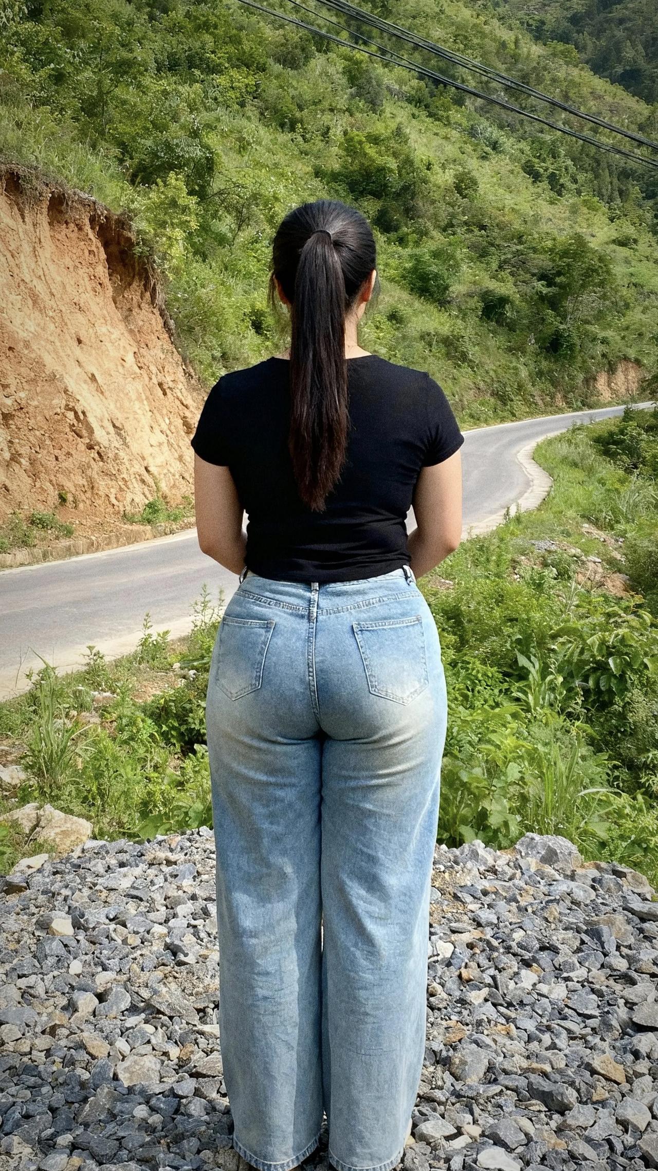 最爱我的牛仔小背影胖女孩会有男人真心爱她吗 胖女人要怎么拍好看