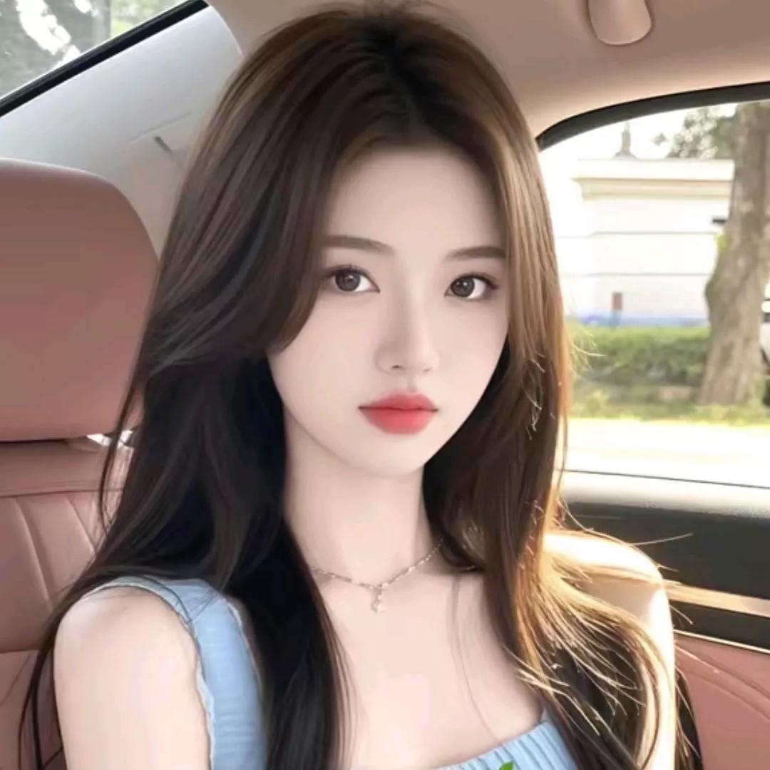 车内自拍，温柔甜美的少女心💗精致少女自拍 甜美女自拍 甜美自拍图 车室内自拍 