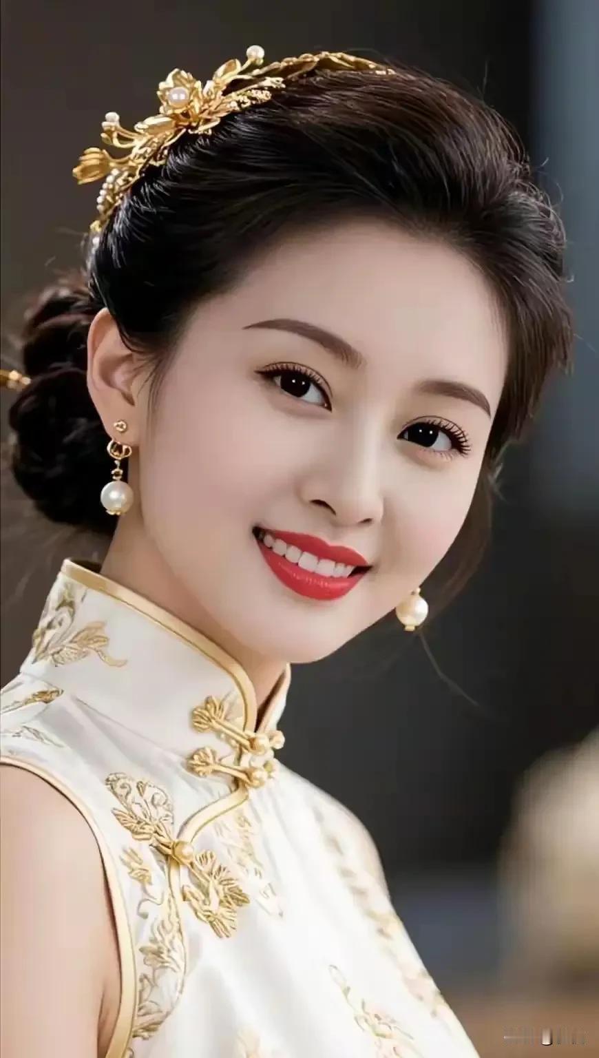 真正耐看的女人，眉眼温和、面带善意。眼神柔和、笑容亲切，让人越看越舒服，忍不住靠