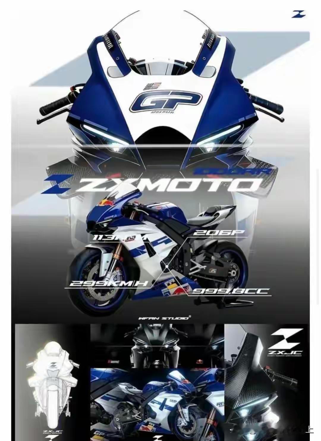 🚀 张雪1000RR：国产公升的破局者

核心数据：999.8cc V4发动机