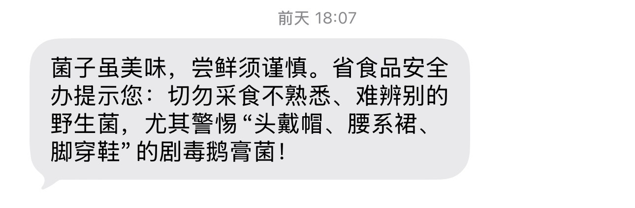 每次短信一响就说明菌子成熟了，大馋猪来也🫶🏻 