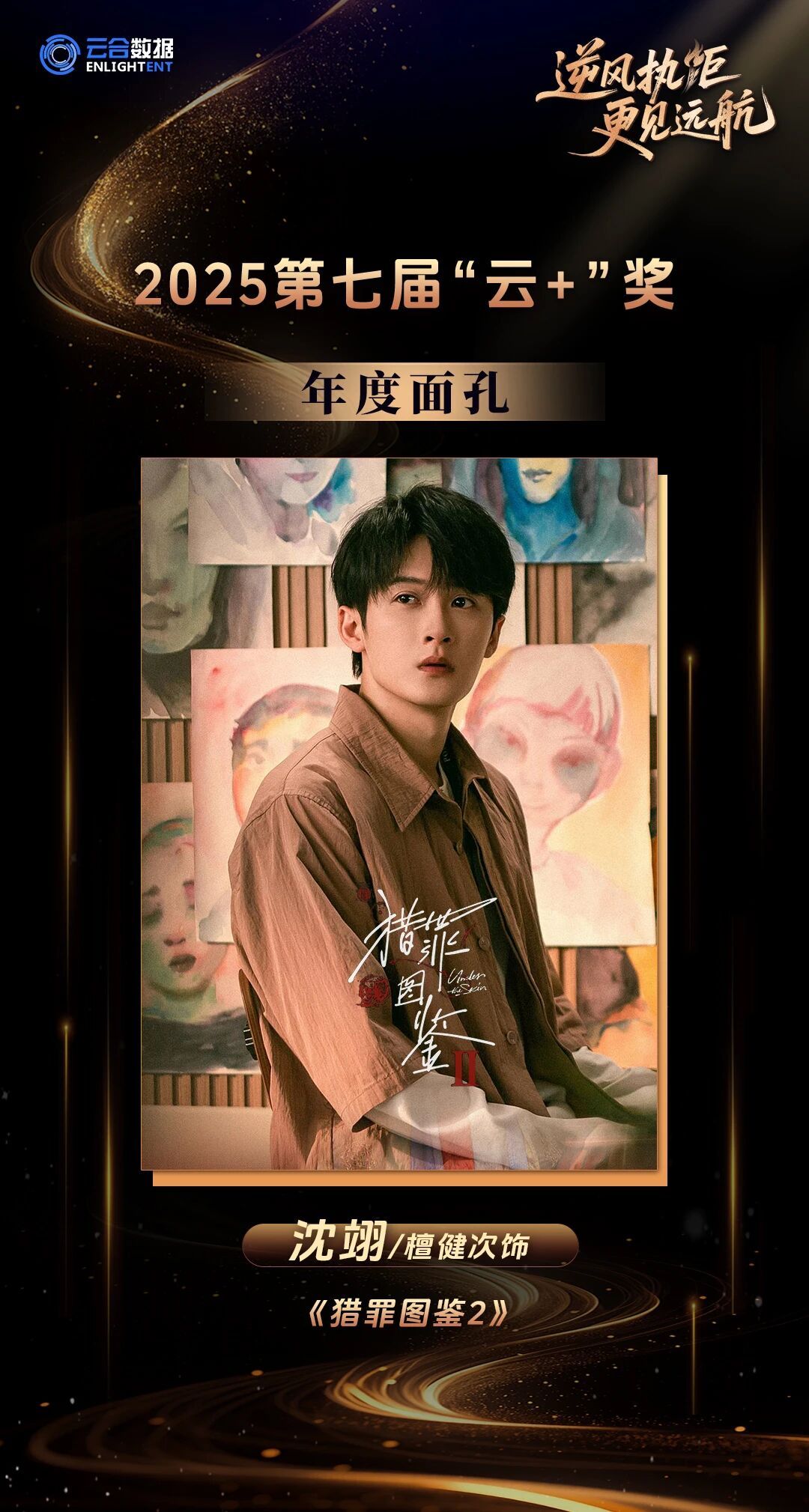 2025第七届“云+”奖年度面孔——沈翊/檀健次饰2025第七届“云+”奖年度长