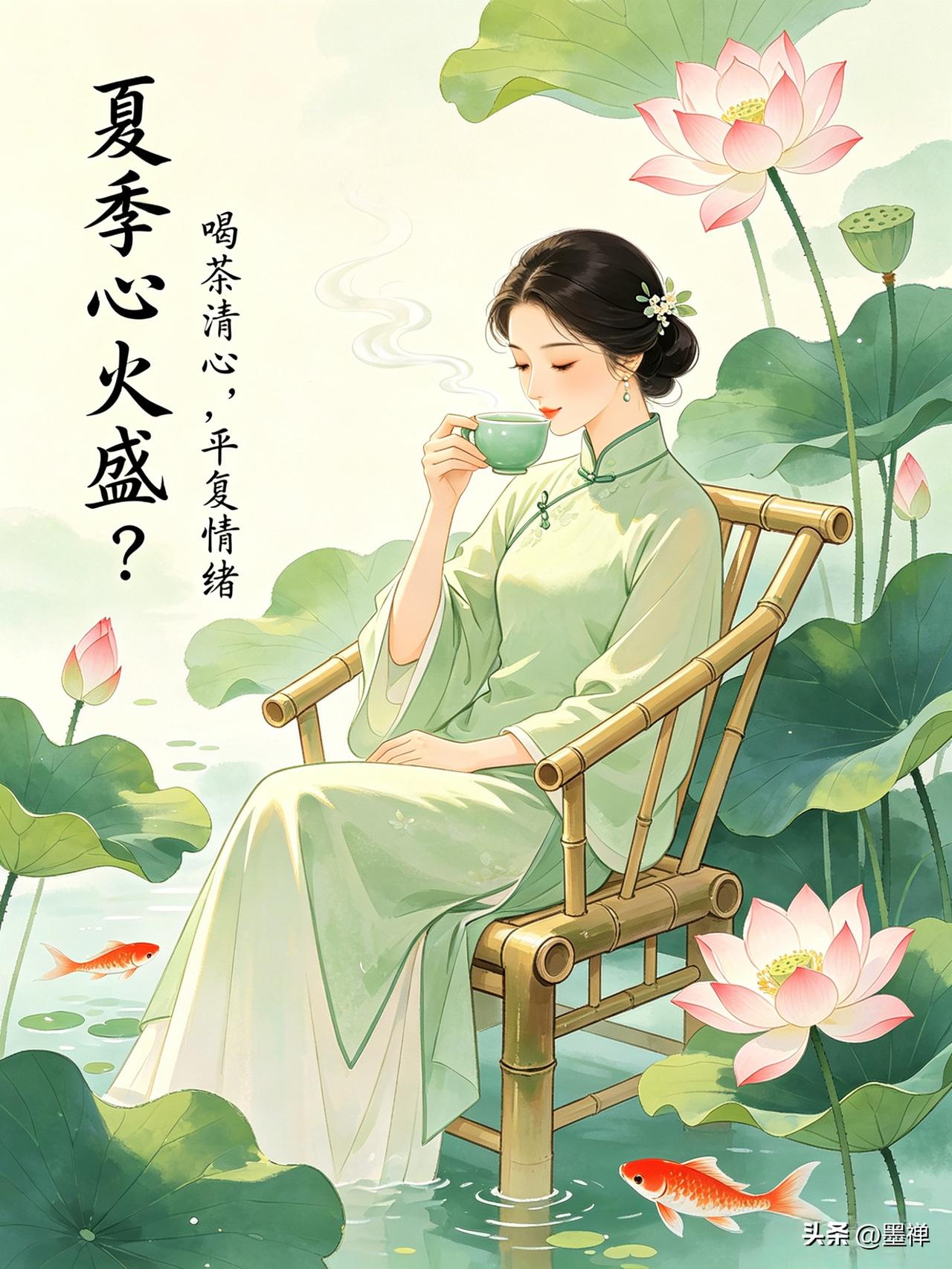 夏季心火盛？喝茶清心，平复情绪！

有个老中医跟我说过一句话，我记到现在：
“夏