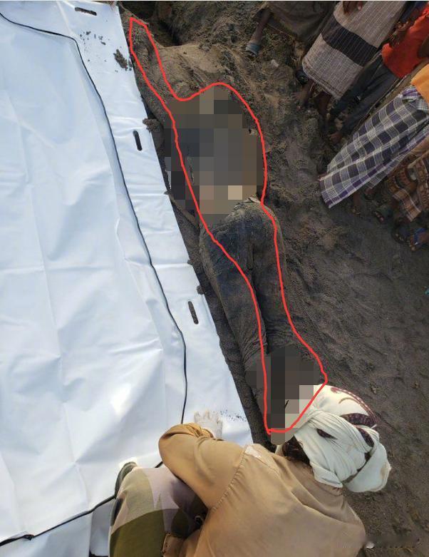 3月25日，一具未知的尸体冲到了也门海岸线，被也门当地人发现。目前对这具尸体，有