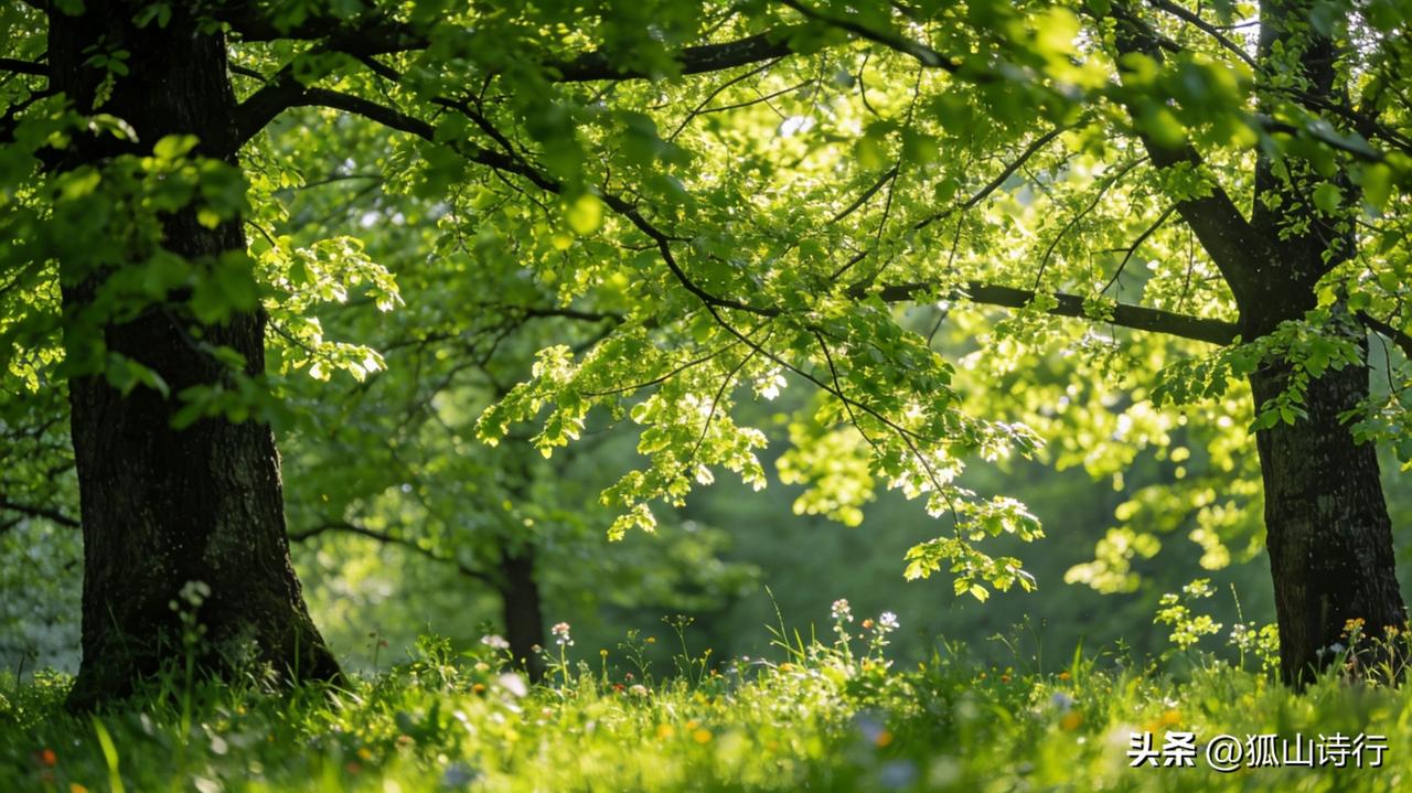 春之亲  ［文｜狐山诗行］
 
喜欢偏爱在春天里常青的草木
不随季节褪色，如捧着