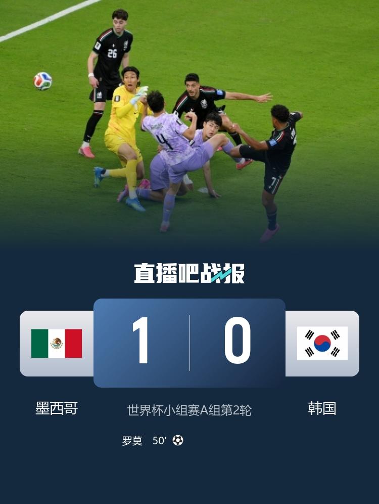 韩国队与墨西哥队历史战绩不占优势，特别是世界杯正赛从来就没赢过墨西哥队，本届世界